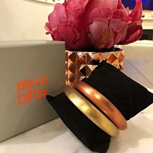 Alexis Bittar Skinny Tapered Bracelet SET